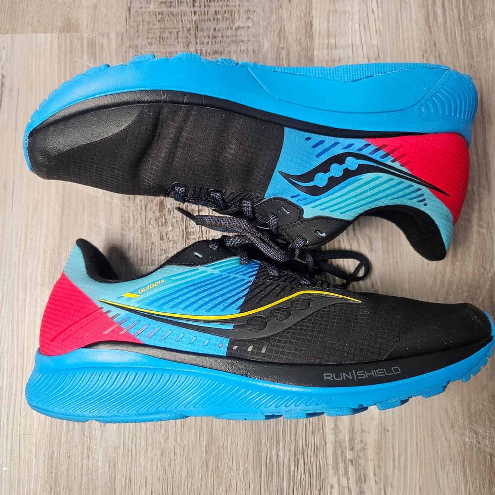 Saucony Womens Guide 14 RunShield Running Shoes 10.5 Night Chill S10714-1